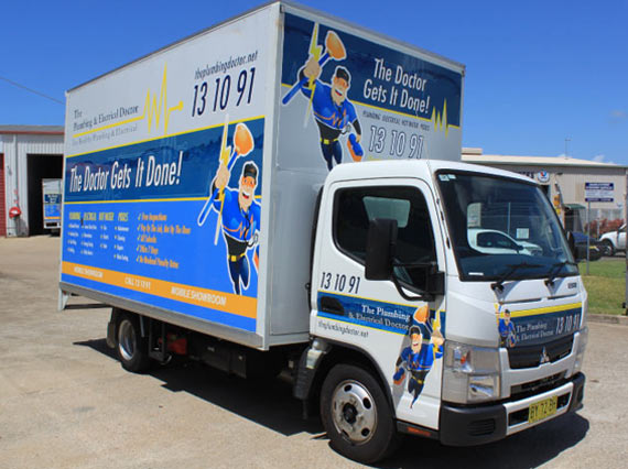 Service Truck — Plumbing and Electrical in Gateshead, NSW Service Truck — Plumbing and Electrical in Gateshead, NSW