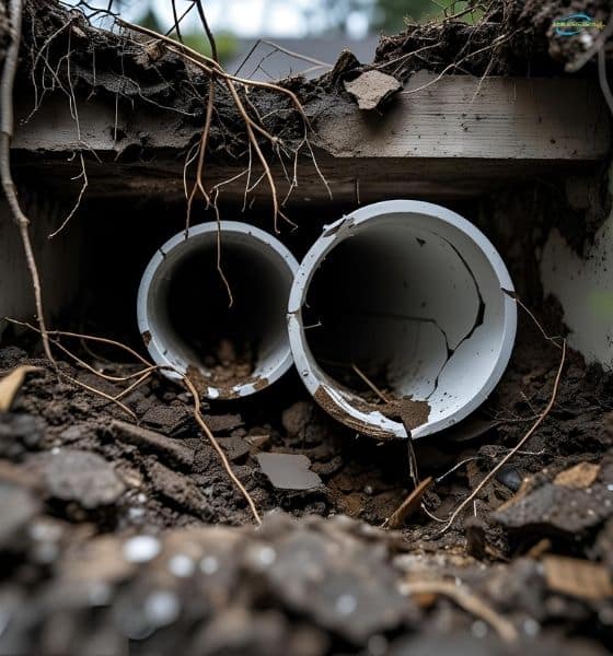 Broken or Collapsed Pipes Broken or Collapsed Pipes