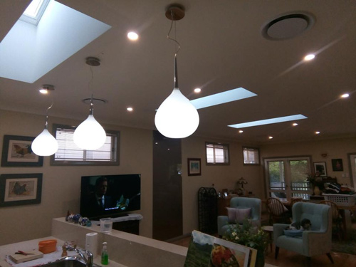 Pendant Lights in Kitchen