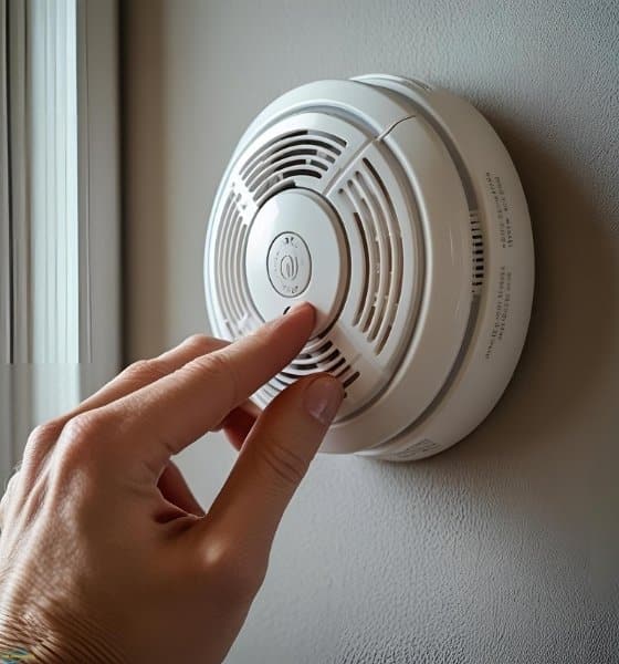 Testing the smoke alarm Testing The Smoke Alarm