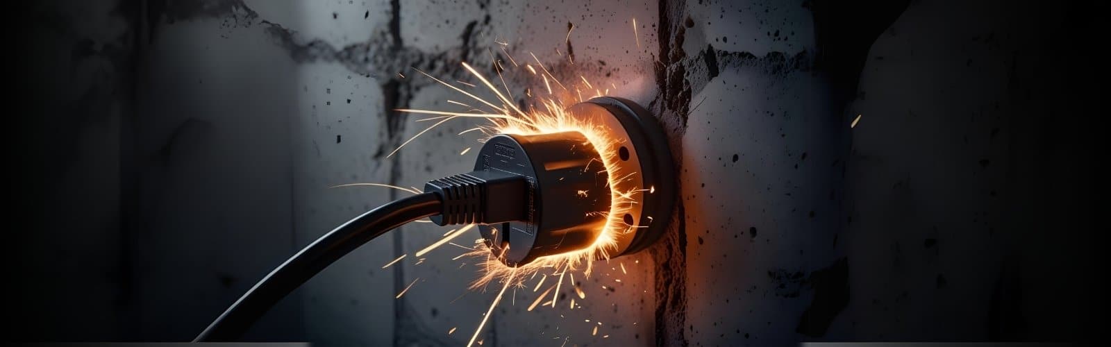 Electrical Wire Plug Fire