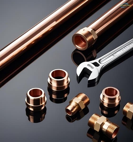 wrench copper pipe Wrench & Copper Pipe