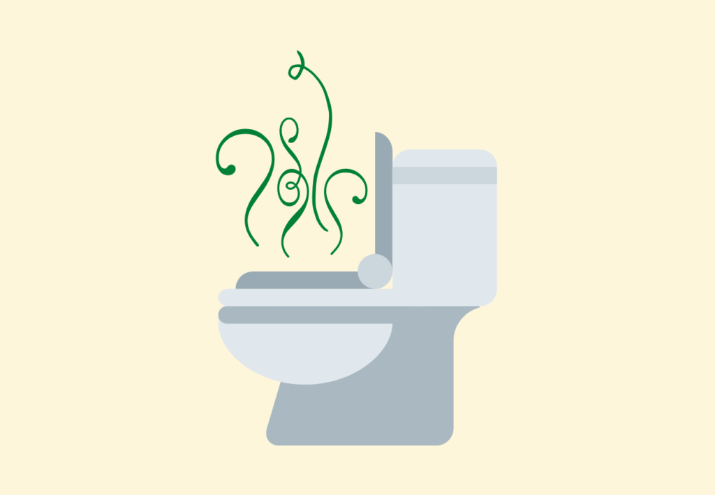 stinky toilet is an effect of blocked sewage drains