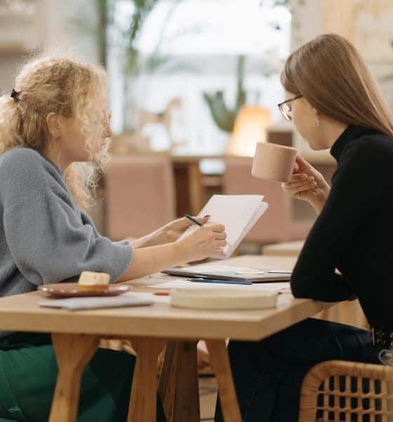 Two Women Conversing