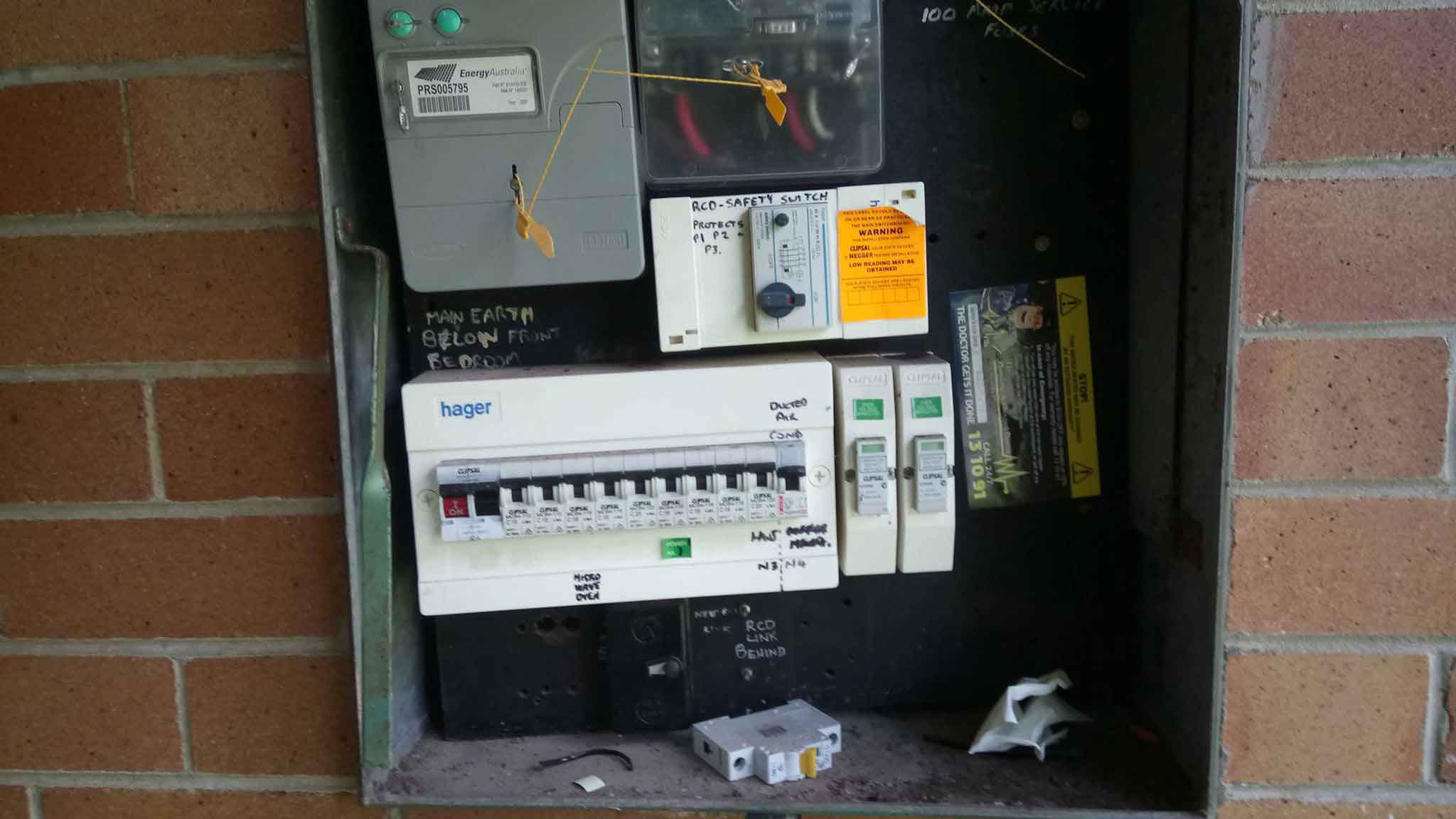 Electrical Switchboard Rcds