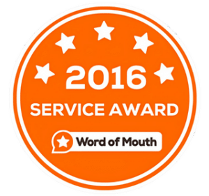 Word of Mouth 2016 Service Award