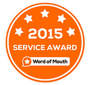 Word of Mouth 2015 Service Award