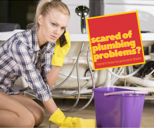Plumbing Disasters Girl Cleaning Floor