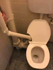 Pipe Broken Toilet Pipe Broken Toilet