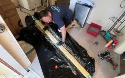 A Plumber Getting Ready for a Plumbing Job