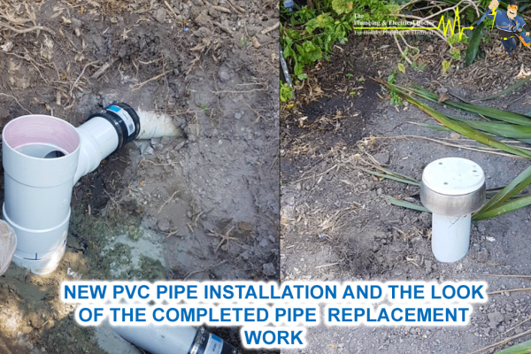 New Pvc Pipe Installation