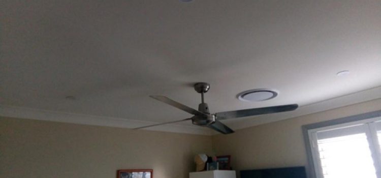 Ceiling Fan Installed