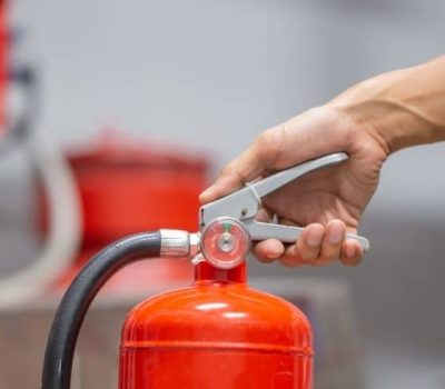 Fire Extinguisher At Hand