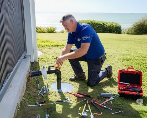 Plumber in Avoca Beach fixing blocked drain