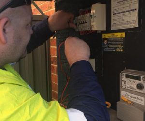 Electrician Checking Safety Switch