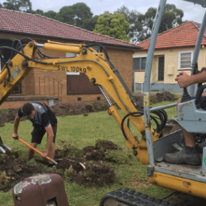 Site Excavation To Replace Pipe Leak Or Blocked Pipe