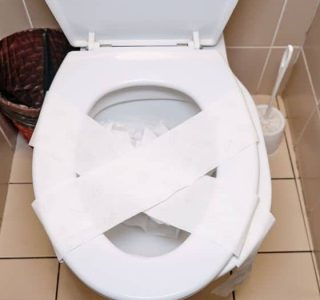 Toilets Full of Toilet Paper Toilets Full of Toilet Paper