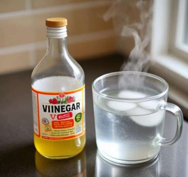 Vinegar and Hot Water