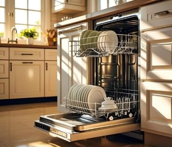 Dishwasher with Opened Door Dishwasher with Opened Door