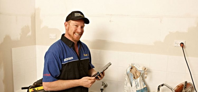 Plumber Smiling With House Renovations