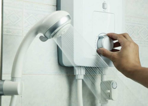 Hot Water Switch And Shower