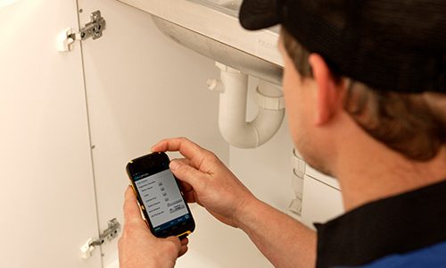 Plumber With Smart Phone