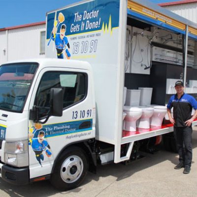 Central Coast Service Truck — Plumbing And Electrical In Gateshead, Nsw