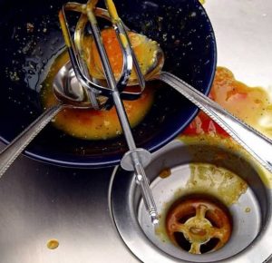 Oil Or Grease Poured In Kitchen Creates A Blocked A Drain Grease